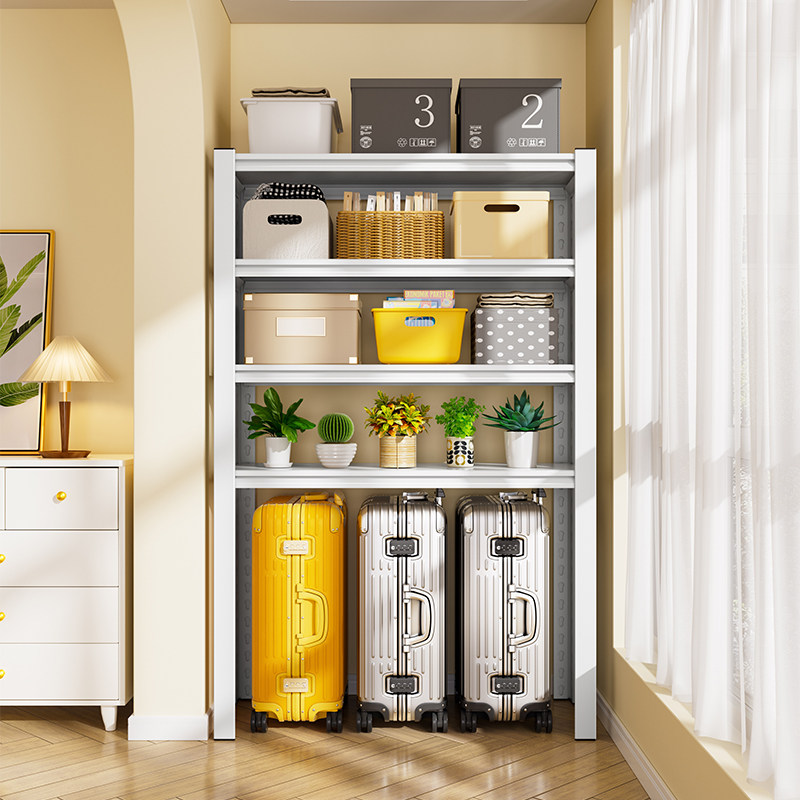 家用置物架仓库货架多层厨房架子行李箱收纳架阳台储物架高脚铁架
